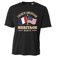 French American Heritage Month Roots Funny Cooling Performance Crew T-Shirt