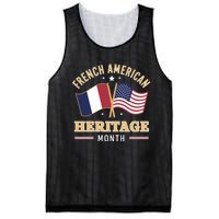 French American Heritage Month Roots Funny Mesh Reversible Basketball Jersey Tank