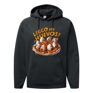 Funny Adult Humor Jokes Leggo My Huevos Performance Fleece Hoodie