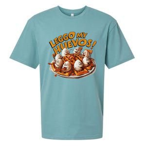 Funny Adult Humor Jokes Leggo My Huevos Sueded Cloud Jersey T-Shirt