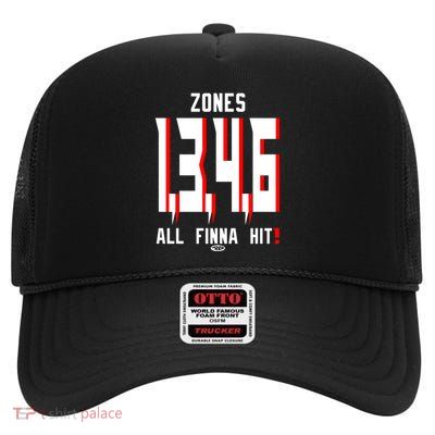 Freakorico Atl Hoe High Crown Mesh Back Trucker Hat