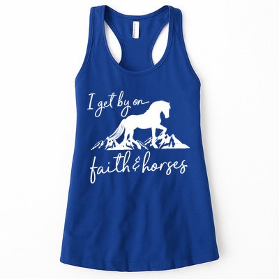 Faith And Horses Christian Horse Lover Great Gift Womens Tank Top