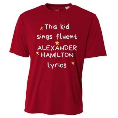 Funny Alexander Hamilton Hamilton Lyrics Hamiltrash Broadway Musical Cooling Performance Crew T-Shirt