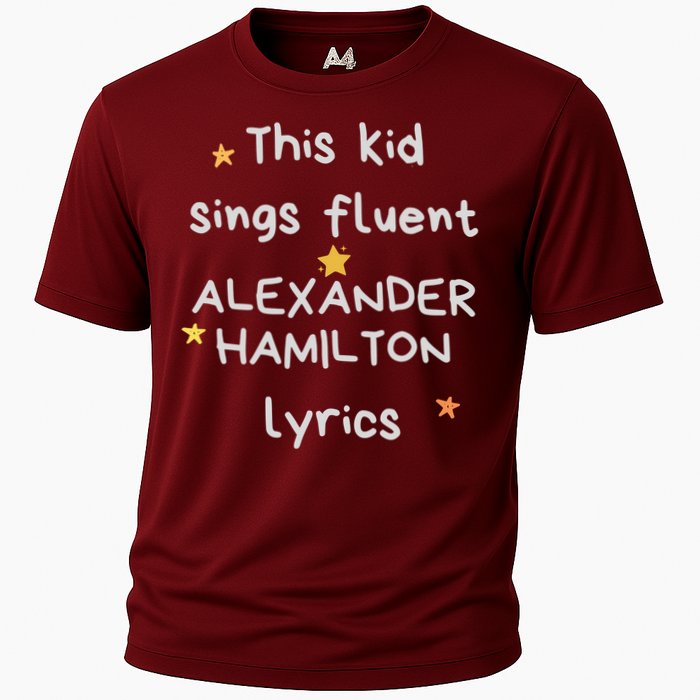 Funny Alexander Hamilton Hamilton Lyrics Hamiltrash Broadway Musical Cooling Performance Crew T-Shirt