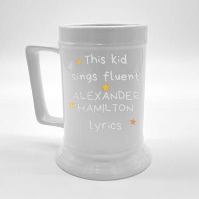 Funny Alexander Hamilton Hamilton Lyrics Hamiltrash Broadway Musical Beer Stein