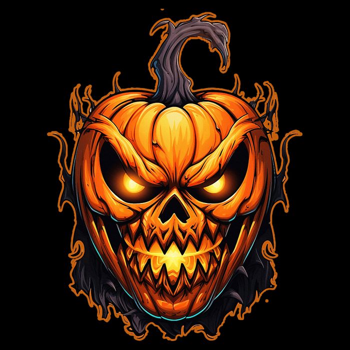 Fall Autumn Halloween Scary Pumpkin Lazy Costume Women's Long Sleeve Flannel Pajama Set 