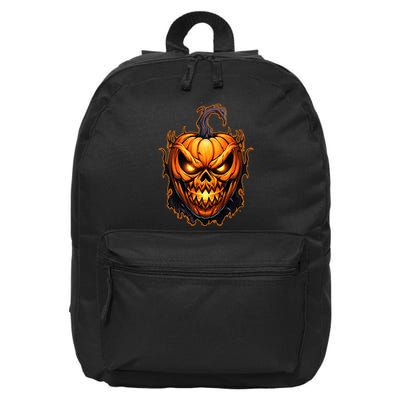 Fall Autumn Halloween Scary Pumpkin Lazy Costume 16 in Basic Backpack