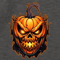 Fall Autumn Halloween Scary Pumpkin Lazy Costume Vector Backpack