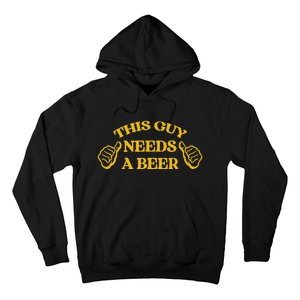 Funny Adult Humor Drinking This Guy Needs A Beer Hoodie