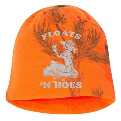 Floats And Hoes Funny Float Trip Tubing River Float Kati - Camo Knit Beanie