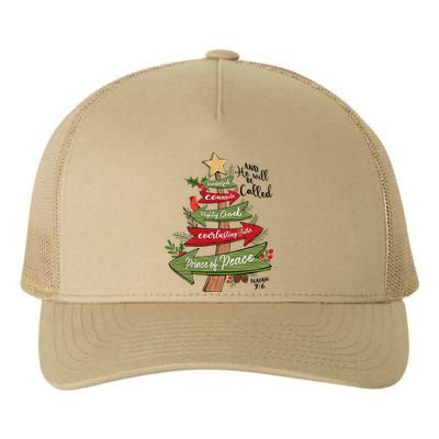 Foundation And He Will Be Called Christian Christmas Yupoong Adult 5-Panel Trucker Hat