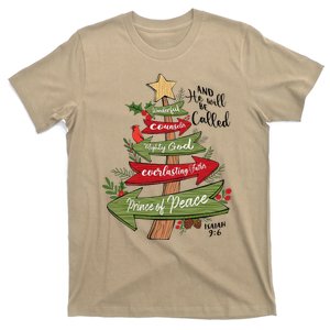 Foundation And He Will Be Called Christian Christmas T-Shirt