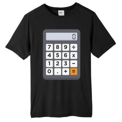 Funny Accountant Halloween Costume Outfit Math Calculator Tall Fusion ChromaSoft Performance T-Shirt