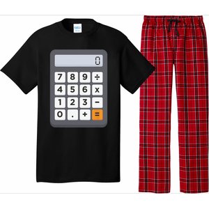 Funny Accountant Halloween Costume Outfit Math Calculator Pajama Set