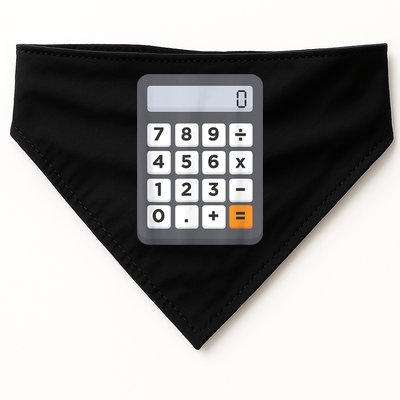 Funny Accountant Halloween Costume Outfit Math Calculator USA-Made Doggie Bandana