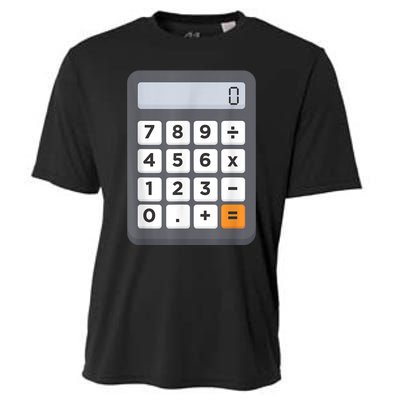 Funny Accountant Halloween Costume Outfit Math Calculator Cooling Performance Crew T-Shirt