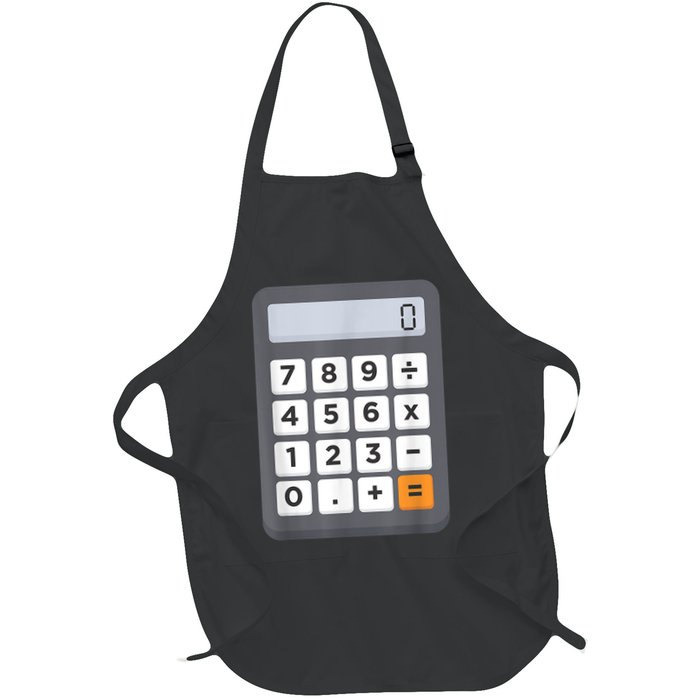 Funny Accountant Halloween Costume Outfit Math Calculator Apron