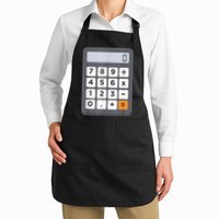 Funny Accountant Halloween Costume Outfit Math Calculator Apron