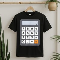 Funny Accountant Halloween Costume Outfit Math Calculator T-Shirt