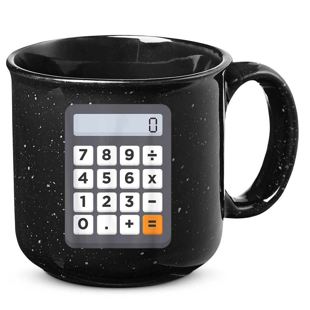 Funny Accountant Halloween Costume Outfit Math Calculator 15oz Campfire Ceramic Mug