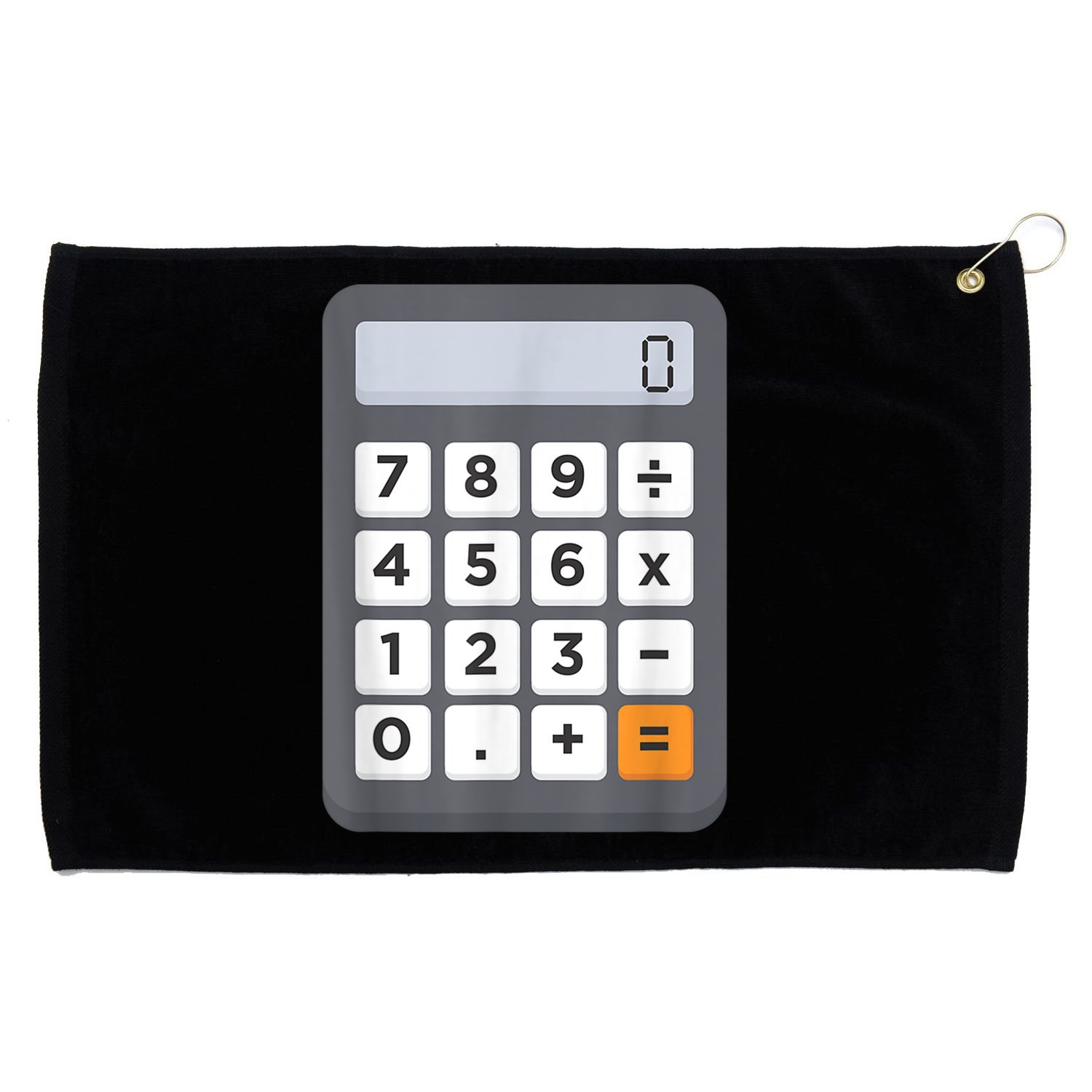 Funny Accountant Halloween Costume Outfit Math Calculator Grommeted Golf Towel
