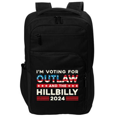 Felon And Hillbilly 24 Pro Trump 2024 Flag Funny Political Impact Tech Backpack