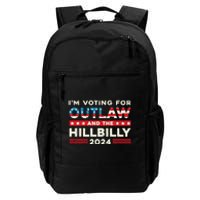 Felon And Hillbilly 24 Pro Trump 2024 Flag Funny Political Daily Commute Backpack