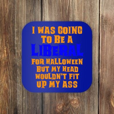 Funny AntiLiberal Halloween Costume Gag Coaster