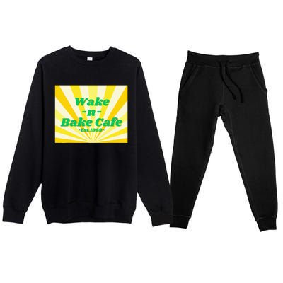 Funny Adult Humor Premium Crewneck Sweatsuit Set