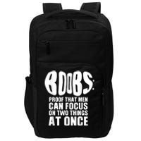 Funny Adult Humor Boobs Gift Cool Rude Naughty Boobies Gag Impact Tech Backpack