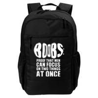 Funny Adult Humor Boobs Gift Cool Rude Naughty Boobies Gag Daily Commute Backpack