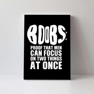 Funny Adult Humor Boobs Gift Cool Rude Naughty Boobies Gag Canvas