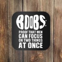 Funny Adult Humor Boobs Gift Cool Rude Naughty Boobies Gag Coaster