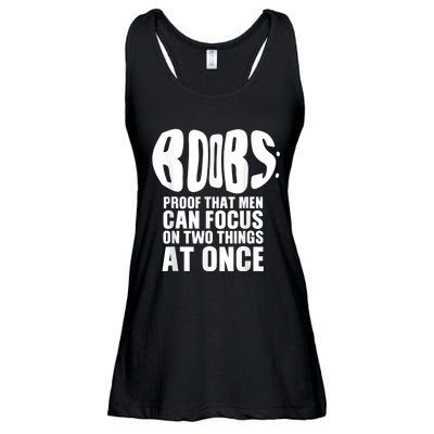 Funny Adult Humor Boobs Gift Cool Rude Naughty Boobies Gag Ladies Essential Flowy Tank