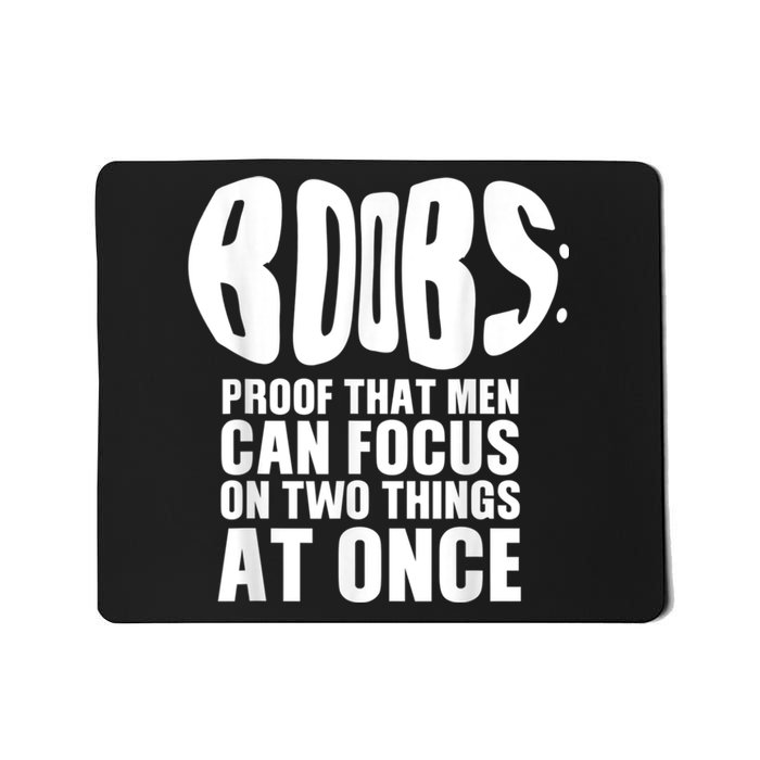 Funny Adult Humor Boobs Gift Cool Rude Naughty Boobies Gag Mousepad