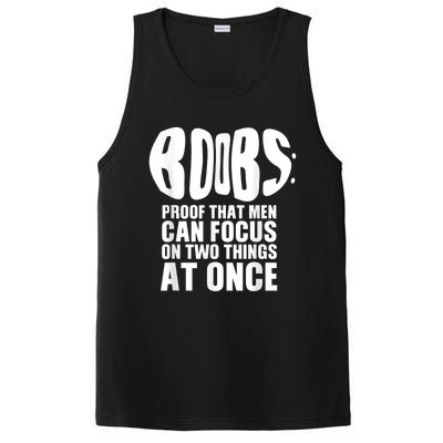 Funny Adult Humor Boobs Gift Cool Rude Naughty Boobies Gag PosiCharge Competitor Tank