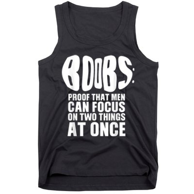 Funny Adult Humor Boobs Gift Cool Rude Naughty Boobies Gag Tank Top