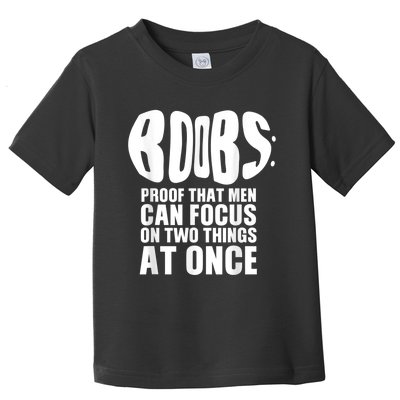 Funny Adult Humor Boobs Gift Cool Rude Naughty Boobies Gag Toddler T-Shirt