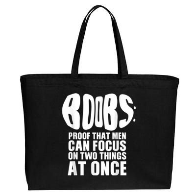 Funny Adult Humor Boobs Gift Cool Rude Naughty Boobies Gag Cotton Canvas Jumbo Tote