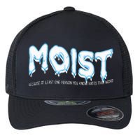 Funny Adult Humor Moist Flexfit Unipanel Trucker Cap