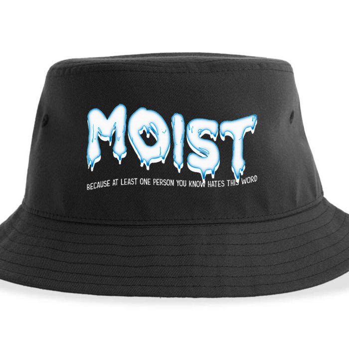 Funny Adult Humor Moist Sustainable Bucket Hat