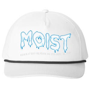 Funny Adult Humor Moist Snapback Five-Panel Rope Hat