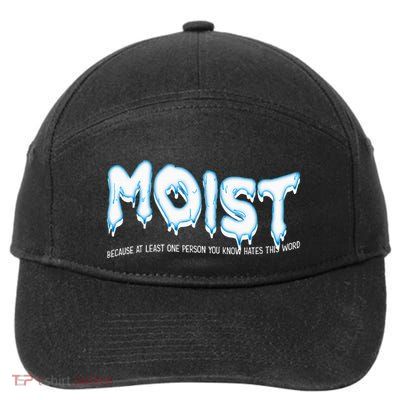 Funny Adult Humor Moist 7-Panel Snapback Hat