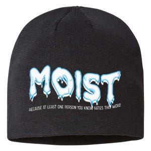 Funny Adult Humor Moist Sustainable Beanie