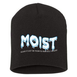 Funny Adult Humor Moist Short Acrylic Beanie