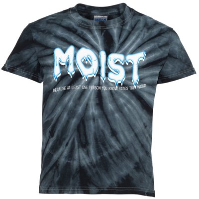 Funny Adult Humor Moist Kids Tie-Dye T-Shirt