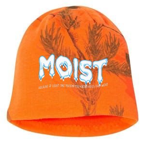 Funny Adult Humor Moist Kati - Camo Knit Beanie