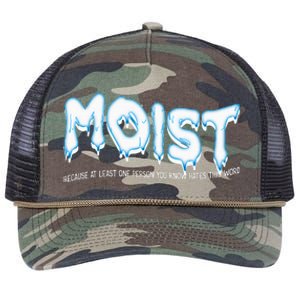 Funny Adult Humor Moist Retro Rope Trucker Hat Cap