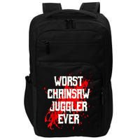 Funny Ampu Hand Arm Amputation Worst Chainsaw Juggler Impact Tech Backpack