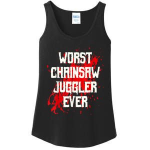 Funny Ampu Hand Arm Amputation Worst Chainsaw Juggler Ladies Essential Tank